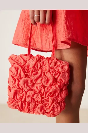 Sister Jane Ruched mini bag co-ord in red