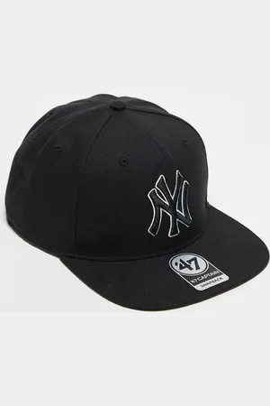 47 Brand NY Yankees straight peak fitted cap in