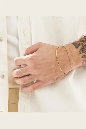 LOST SOULS Wrap around double effect minimal bracelet in 18k plated