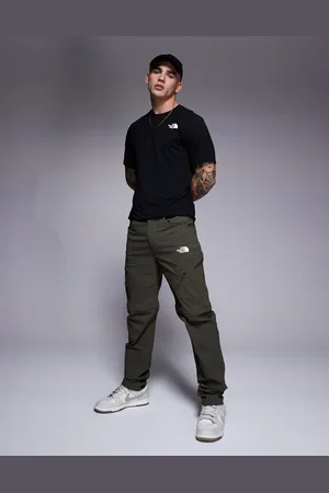 The North Face Exploration convertible utility tapered trouser in khaki