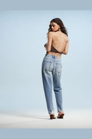 Stradivarius Mom jean in light wash