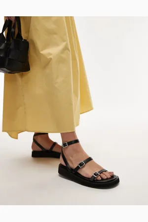 Topshop Jake buckle sandals in