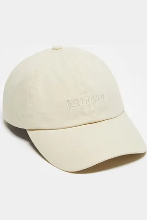Reclaimed Unisex logo cap in ecru