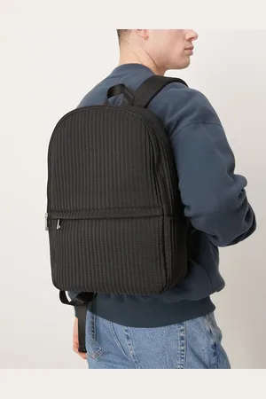 ASOS Plisse quilted nylon backpack in
