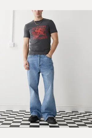 Dr Denim Rift relaxed fit bootcut jeans in used midwash