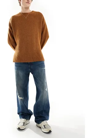 G-Star Type 96 loose fit denim jeans in midwash with distressing