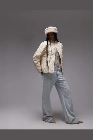 & OTHER STORIES Quilted jacket in beige