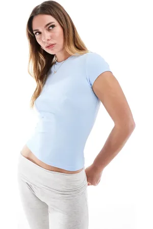 Bershka Baby tee in pale