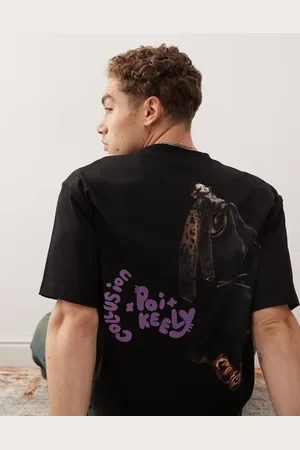 COLLUSION Keely & poi printed tee