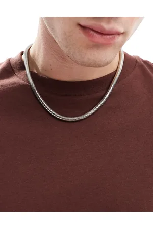 ASOS Waterproof stainless steel chain necklace in tone