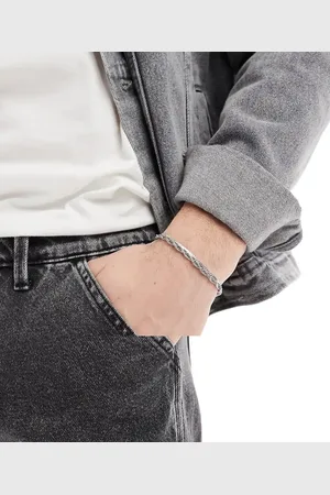ASOS 2 pack rope chain bracelet in tone