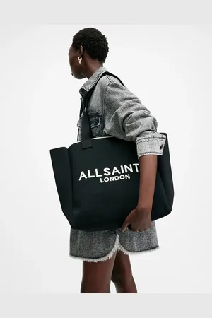 AllSaints Izzy medium knitted tote bag in