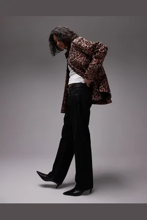 & OTHER STORIES Oversized shacket in leopard print