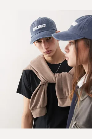 Reclaimed Unisex logo cap in navy