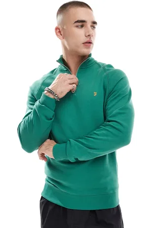 Farah Jim quarter zip sweatshirt in