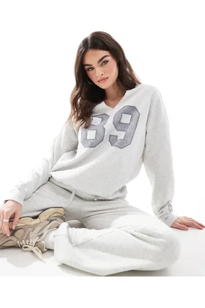 Hollister Varsity crewneck sweatshirt co-ord in