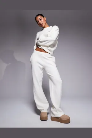 The Couture Club Co-ord knit relaxed joggers in off