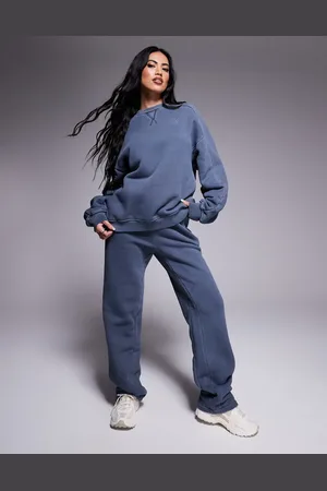 The Couture Club Co-ord washed essentials straight leg jogger in petrol