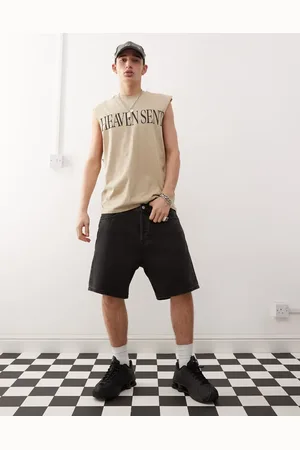 Weekday Space relaxed fit denim shorts in tuned lux exclusive to ASOS