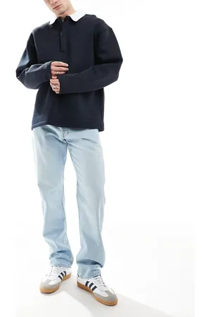 JACK & JONES Chris straight rigid jeans in light wash