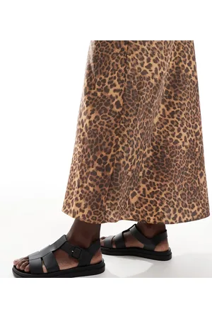 London Rebel London Rebel Hattie Wide Fit strappy sandals in