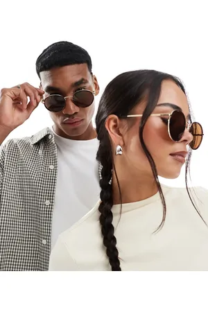 AJ Morgan Large round sunglasses in