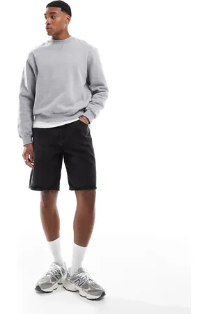 Pull&Bear Baggy fit denim short in