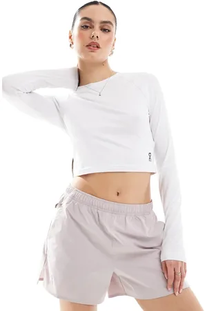 On Running ON Studio long sleeve crop gym top in