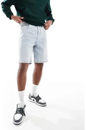 Pull&Bear Baggy fit denim short in light