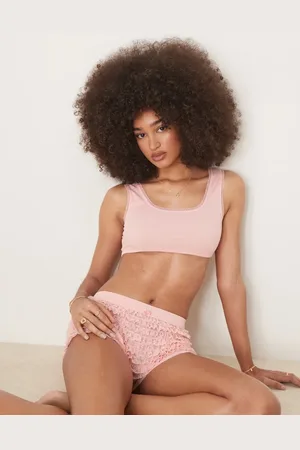 ASOS Chloe cami & bloomer short set in dusty