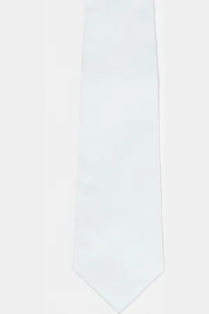 Six Stories Satin tie in ice