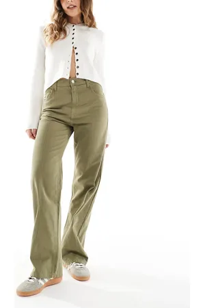 ASOS Seam detail jean in burnt olive