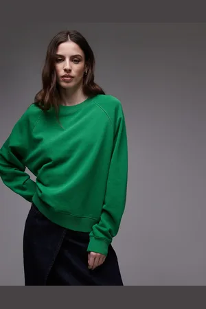 ARKET Soft crew neck terry sweatshirt in