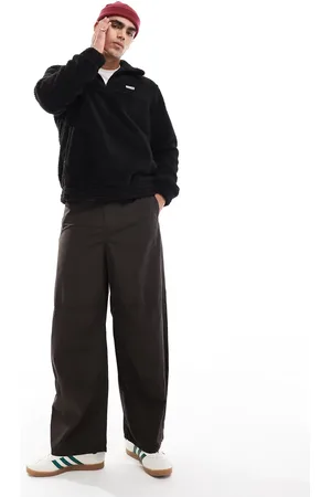 Hunter Leigh 1/2 zip sherpa fleece jumper in
