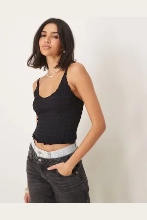 Free People Shirred seamless tank top in