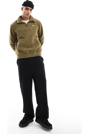 Hunter Leigh 1/2 zip sherpa fleece jumper in