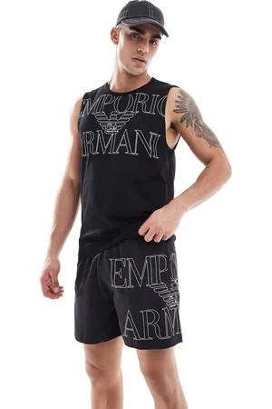 Emporio Armani Logo swim shorts in CO-ORD