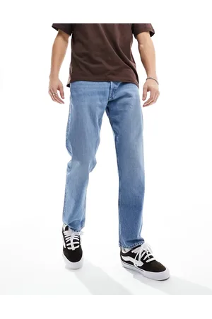 JACK & JONES Chris straight fit jeans in mid wash