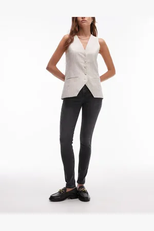 Topshop Jamie high rise skinny jean in washed