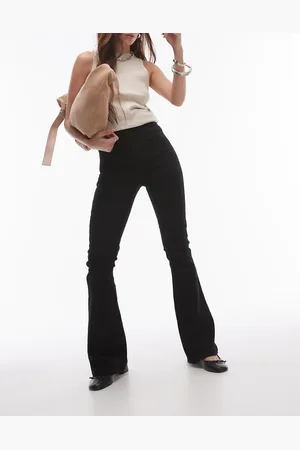 Topshop Jamie Flare high rise jeans in