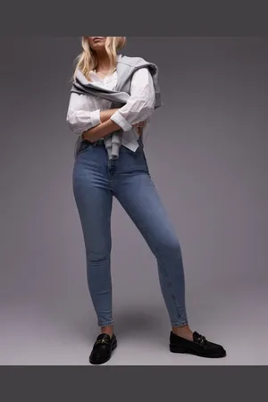 Topshop Jamie high rise skinny jean in bleach