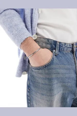 LOST SOULS Minimal rounded bangle in stainless steel