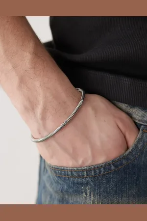 FADED FUTURE Omega chain cuff bangle in