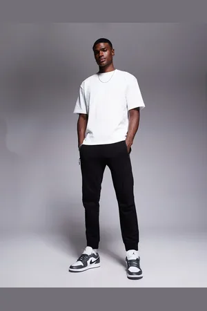 Armani Exchange Logo cuffed joggers in