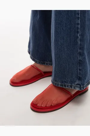 Topshop Bella mesh mules in