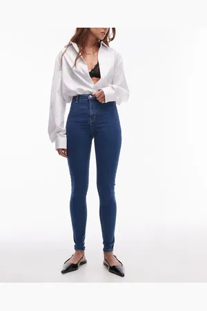 Topshop Joni high rise super skinny jean in mid