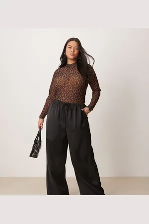 Pretty Lavish Satin drawstring trouser in