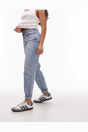 Topshop Original Mom high rise jean in bleach