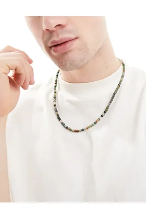 ASOS Semi-precious beaded necklace in