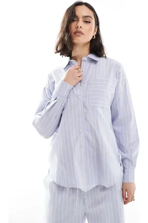 Brave Soul Co-ord and white stripe shirt